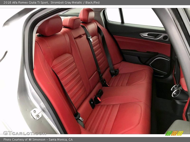 Rear Seat of 2018 Giulia Ti Sport