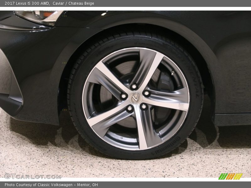 Caviar / Chateau Beige 2017 Lexus IS 300 AWD