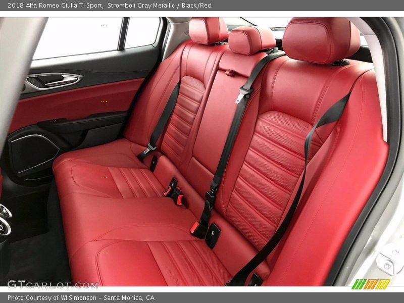 Rear Seat of 2018 Giulia Ti Sport