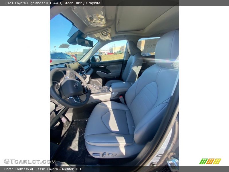 Moon Dust / Graphite 2021 Toyota Highlander XLE AWD