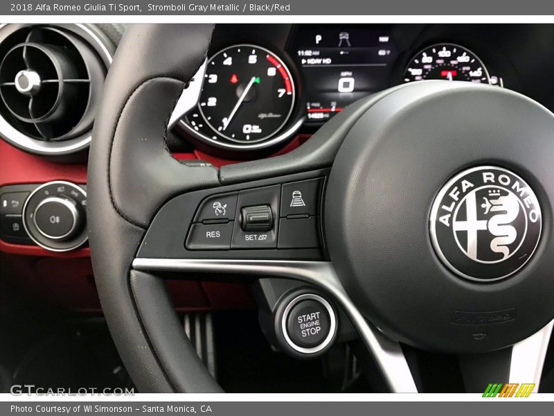  2018 Giulia Ti Sport Steering Wheel