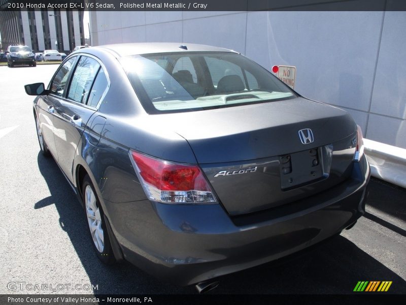 Polished Metal Metallic / Gray 2010 Honda Accord EX-L V6 Sedan