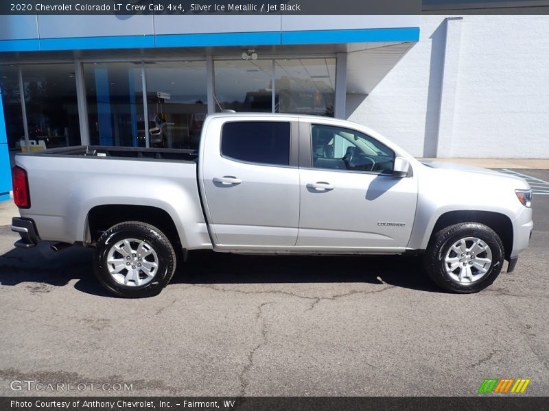 Silver Ice Metallic / Jet Black 2020 Chevrolet Colorado LT Crew Cab 4x4