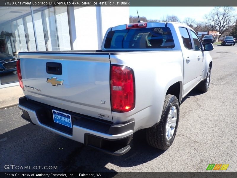 Silver Ice Metallic / Jet Black 2020 Chevrolet Colorado LT Crew Cab 4x4