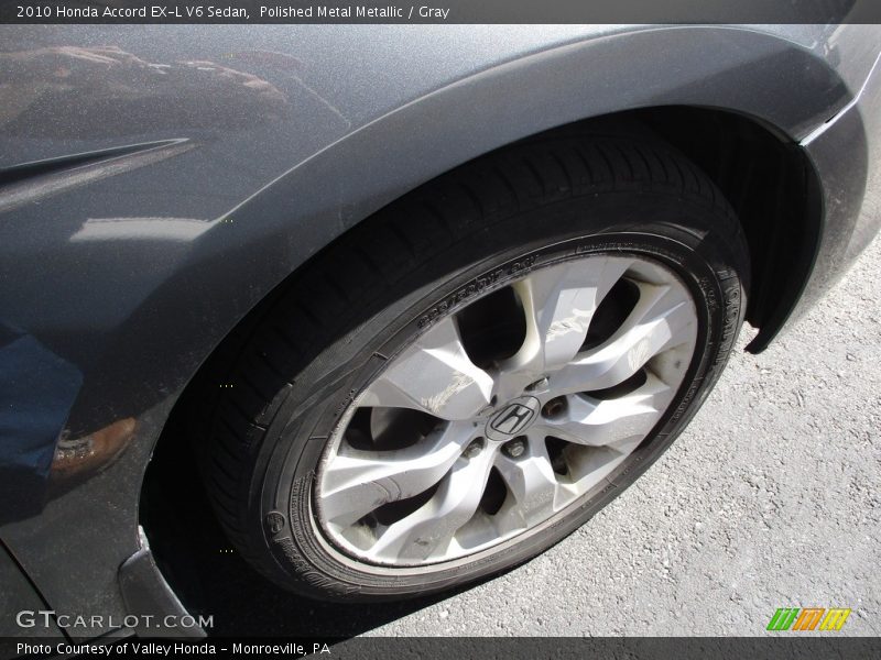 Polished Metal Metallic / Gray 2010 Honda Accord EX-L V6 Sedan