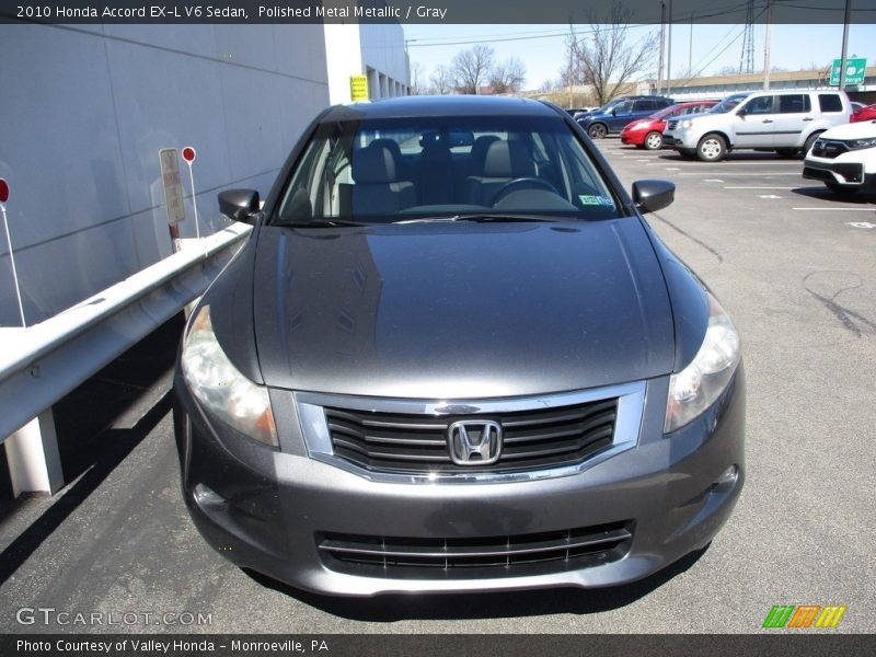 Polished Metal Metallic / Gray 2010 Honda Accord EX-L V6 Sedan