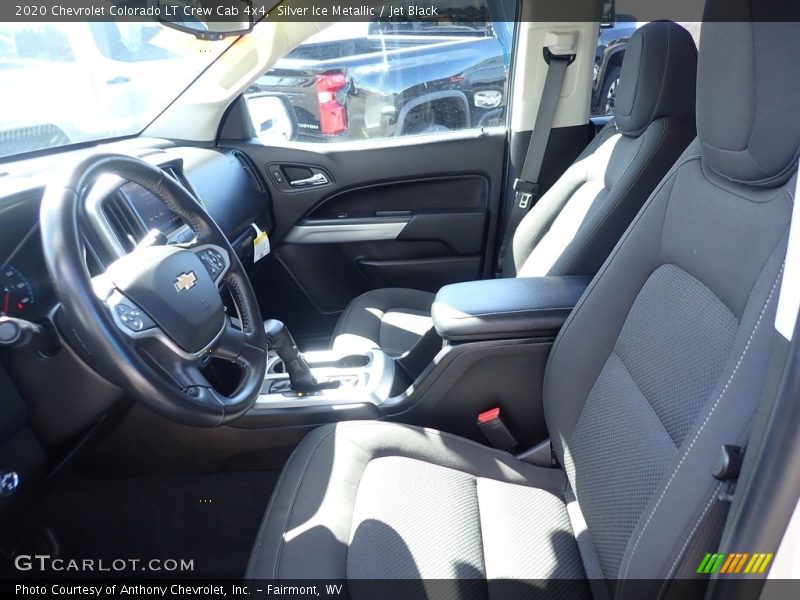 Silver Ice Metallic / Jet Black 2020 Chevrolet Colorado LT Crew Cab 4x4
