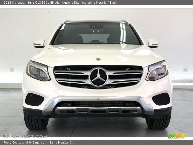 designo Diamond White Metallic / Black 2018 Mercedes-Benz GLC 350e 4Matic