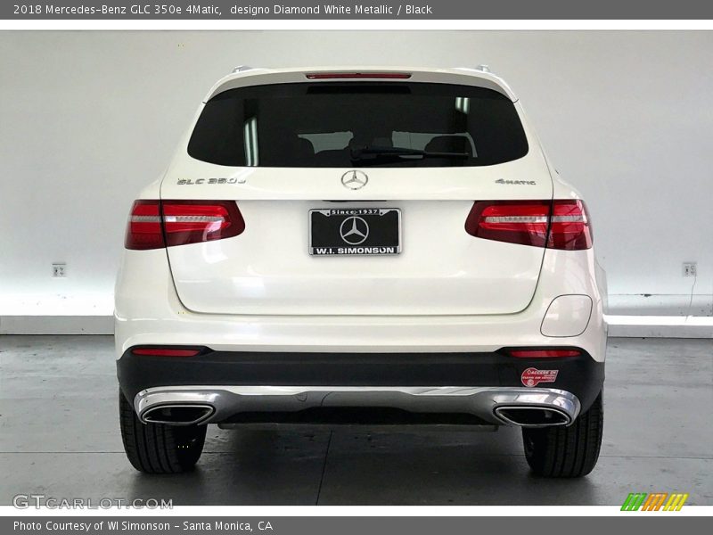 designo Diamond White Metallic / Black 2018 Mercedes-Benz GLC 350e 4Matic