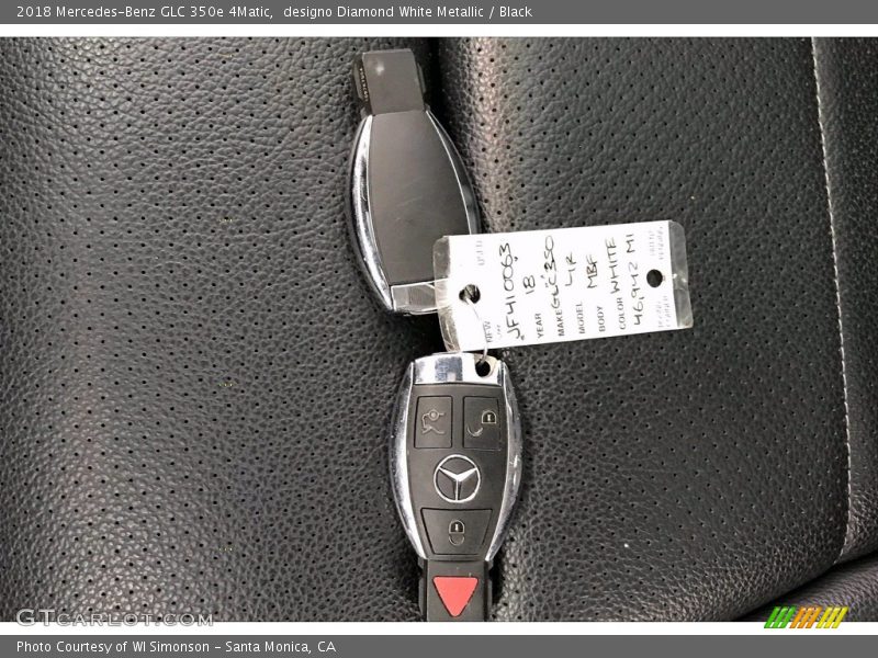 Keys of 2018 GLC 350e 4Matic