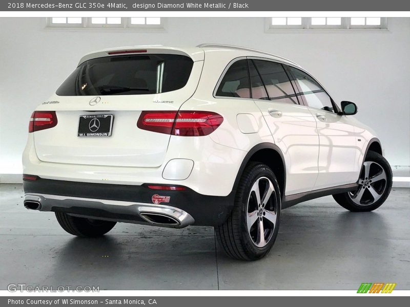 designo Diamond White Metallic / Black 2018 Mercedes-Benz GLC 350e 4Matic