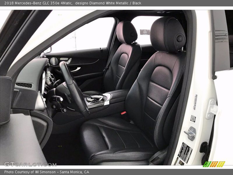 Front Seat of 2018 GLC 350e 4Matic