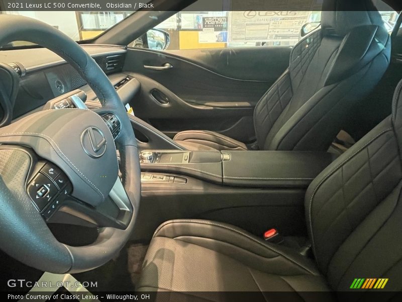  2021 LC 500 Convertible Black Interior