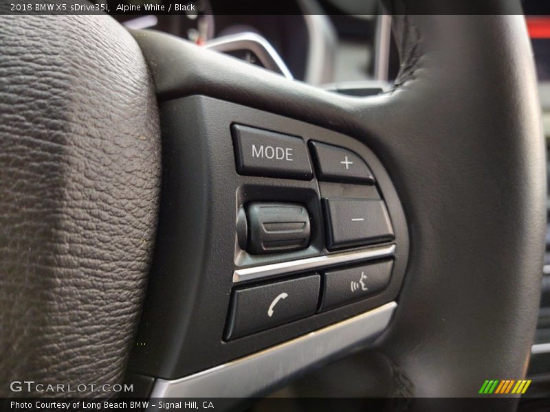 Alpine White / Black 2018 BMW X5 sDrive35i