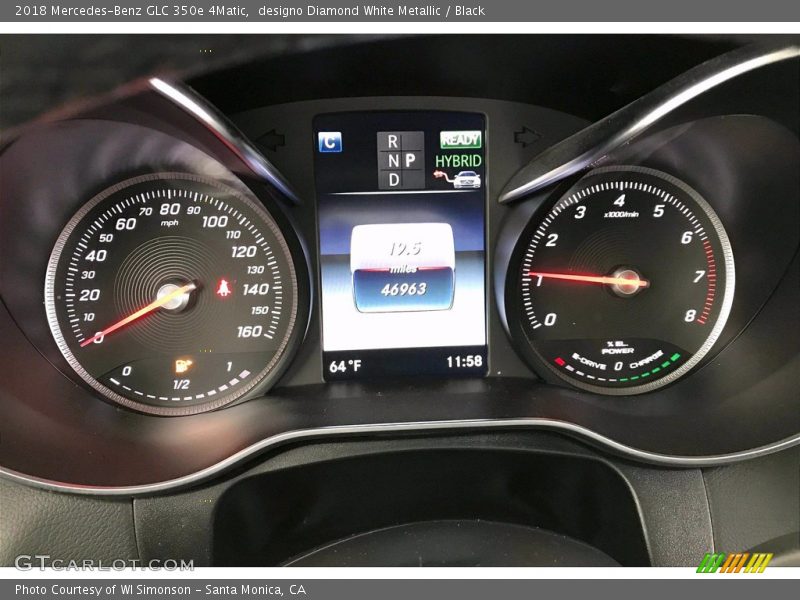  2018 GLC 350e 4Matic 350e 4Matic Gauges