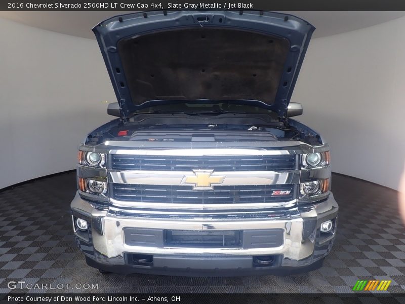 Slate Gray Metallic / Jet Black 2016 Chevrolet Silverado 2500HD LT Crew Cab 4x4