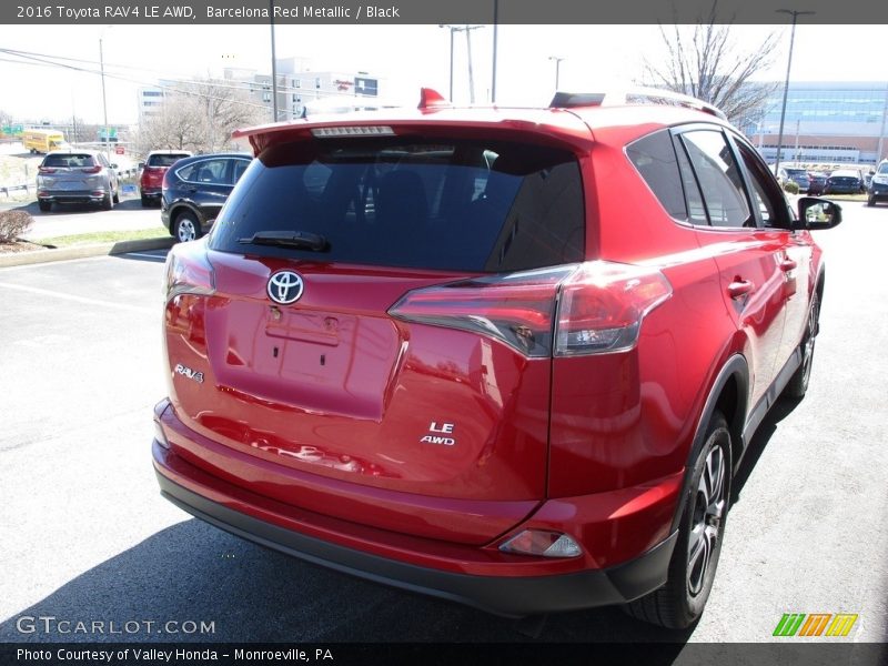 Barcelona Red Metallic / Black 2016 Toyota RAV4 LE AWD