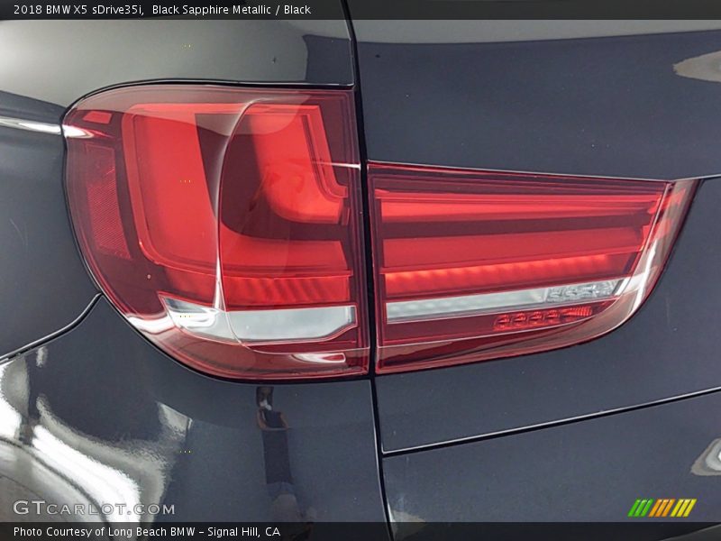 Black Sapphire Metallic / Black 2018 BMW X5 sDrive35i