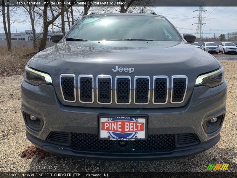 Granite Crystal Metallic / Black 2021 Jeep Cherokee Latitude Lux 4x4