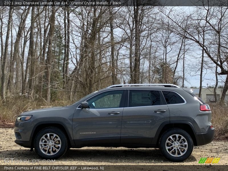 Granite Crystal Metallic / Black 2021 Jeep Cherokee Latitude Lux 4x4