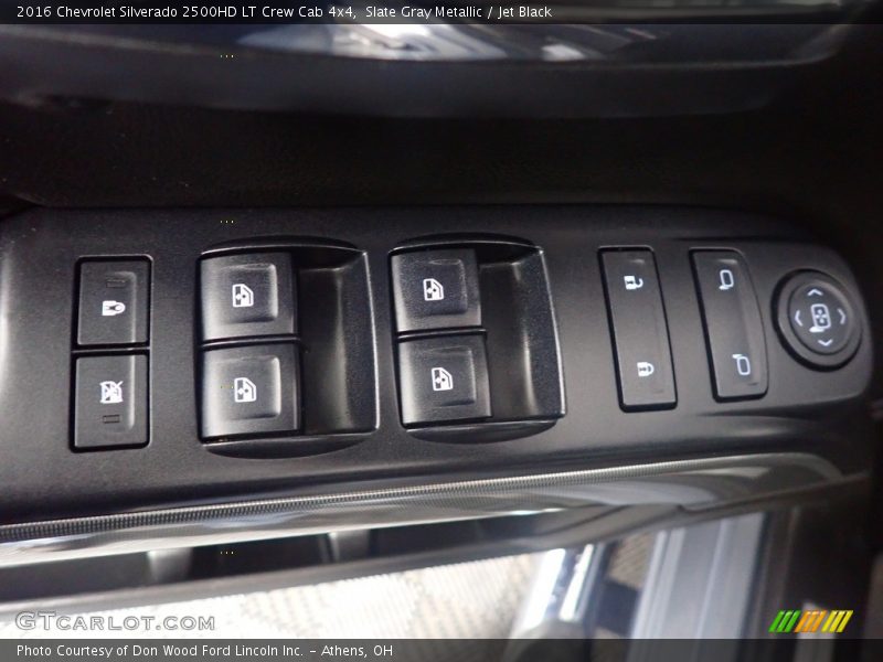 Slate Gray Metallic / Jet Black 2016 Chevrolet Silverado 2500HD LT Crew Cab 4x4