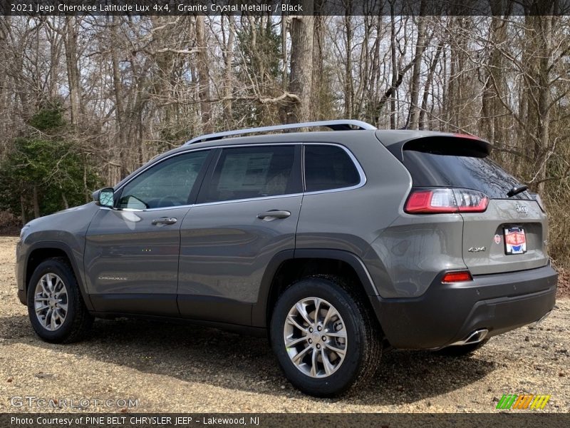 Granite Crystal Metallic / Black 2021 Jeep Cherokee Latitude Lux 4x4