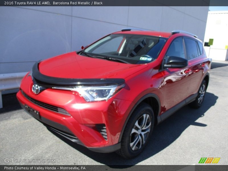 Barcelona Red Metallic / Black 2016 Toyota RAV4 LE AWD