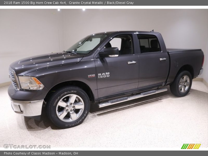 Granite Crystal Metallic / Black/Diesel Gray 2018 Ram 1500 Big Horn Crew Cab 4x4