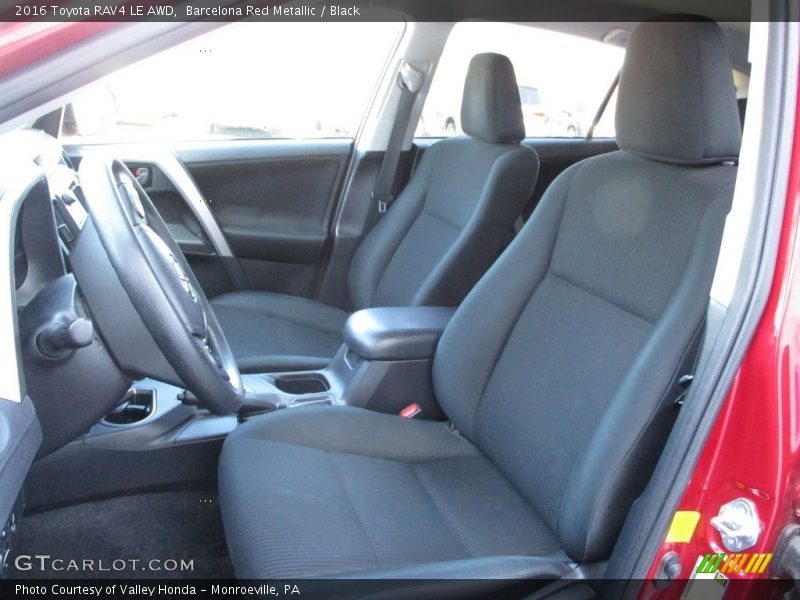 Barcelona Red Metallic / Black 2016 Toyota RAV4 LE AWD