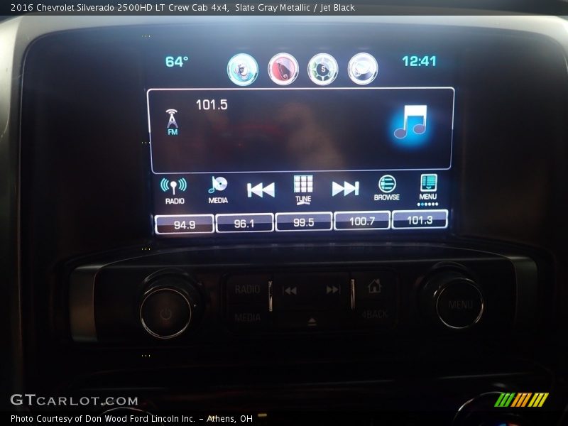 Slate Gray Metallic / Jet Black 2016 Chevrolet Silverado 2500HD LT Crew Cab 4x4