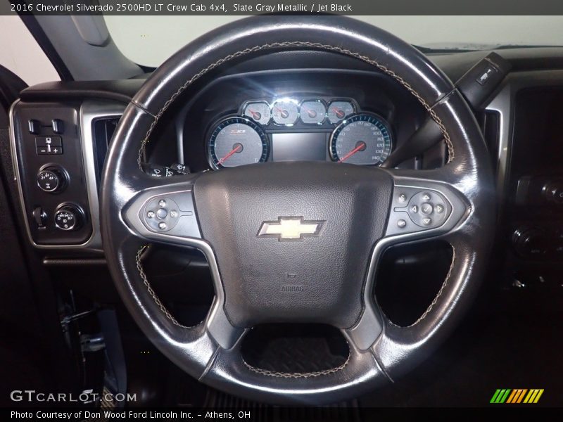 Slate Gray Metallic / Jet Black 2016 Chevrolet Silverado 2500HD LT Crew Cab 4x4