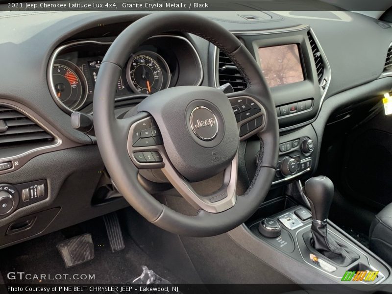 Granite Crystal Metallic / Black 2021 Jeep Cherokee Latitude Lux 4x4