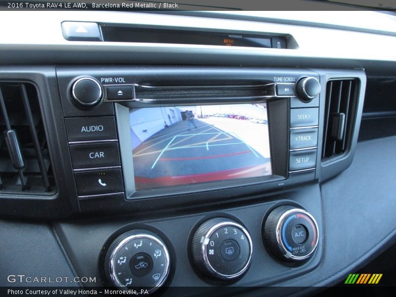 Barcelona Red Metallic / Black 2016 Toyota RAV4 LE AWD