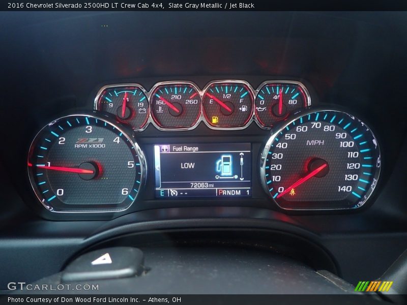 Slate Gray Metallic / Jet Black 2016 Chevrolet Silverado 2500HD LT Crew Cab 4x4