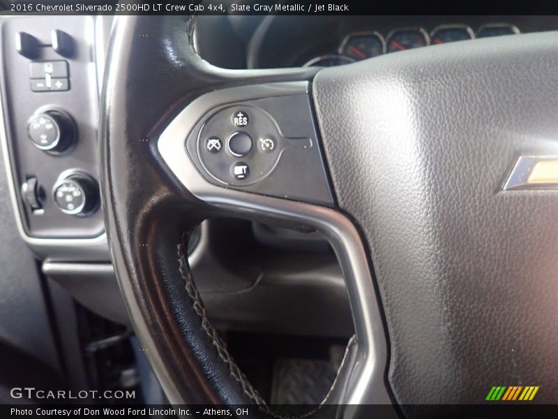 Slate Gray Metallic / Jet Black 2016 Chevrolet Silverado 2500HD LT Crew Cab 4x4