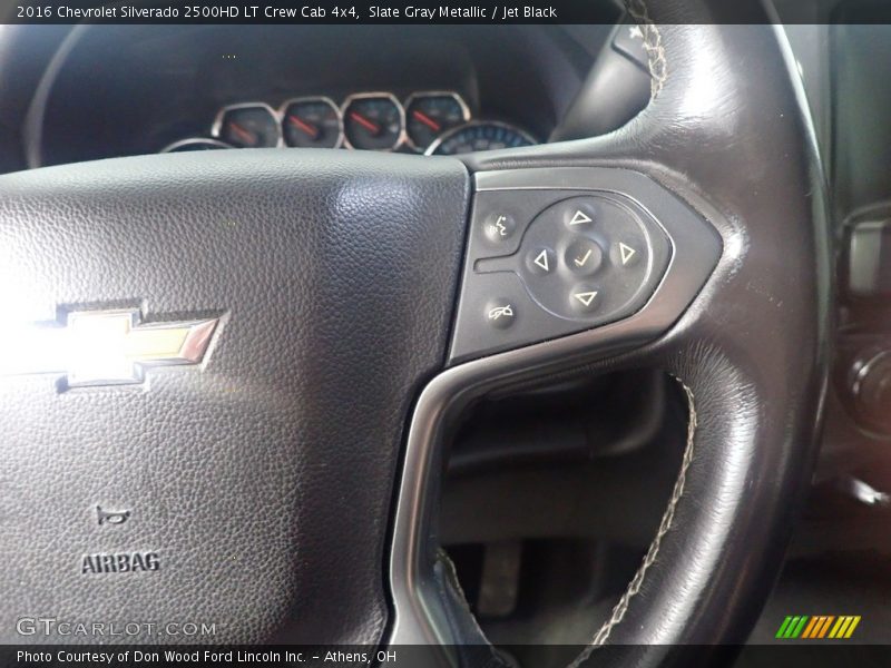 Slate Gray Metallic / Jet Black 2016 Chevrolet Silverado 2500HD LT Crew Cab 4x4