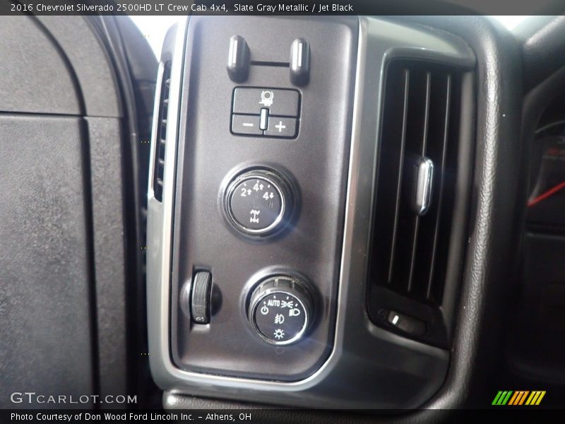 Slate Gray Metallic / Jet Black 2016 Chevrolet Silverado 2500HD LT Crew Cab 4x4