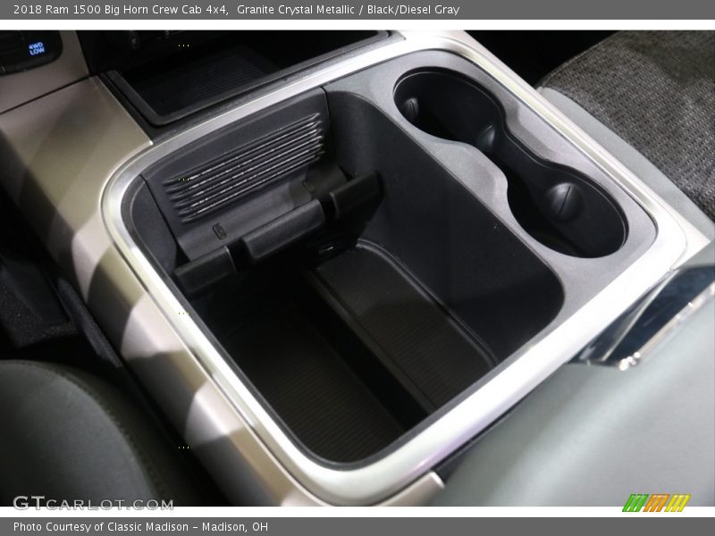 Granite Crystal Metallic / Black/Diesel Gray 2018 Ram 1500 Big Horn Crew Cab 4x4