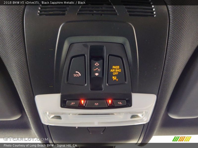 Black Sapphire Metallic / Black 2018 BMW X5 sDrive35i