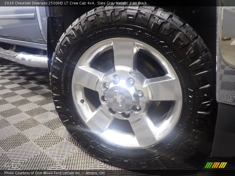 Slate Gray Metallic / Jet Black 2016 Chevrolet Silverado 2500HD LT Crew Cab 4x4