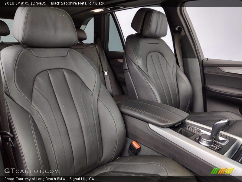 Black Sapphire Metallic / Black 2018 BMW X5 sDrive35i