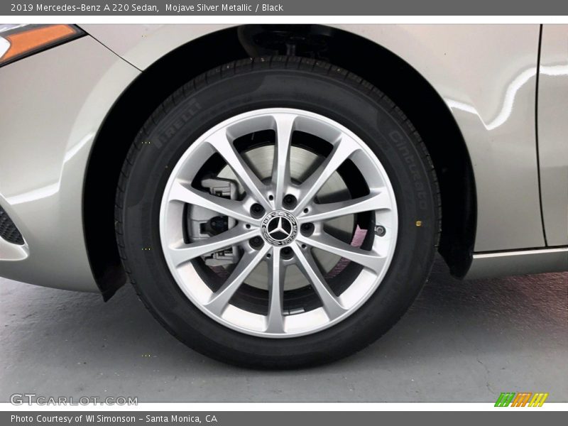 Mojave Silver Metallic / Black 2019 Mercedes-Benz A 220 Sedan