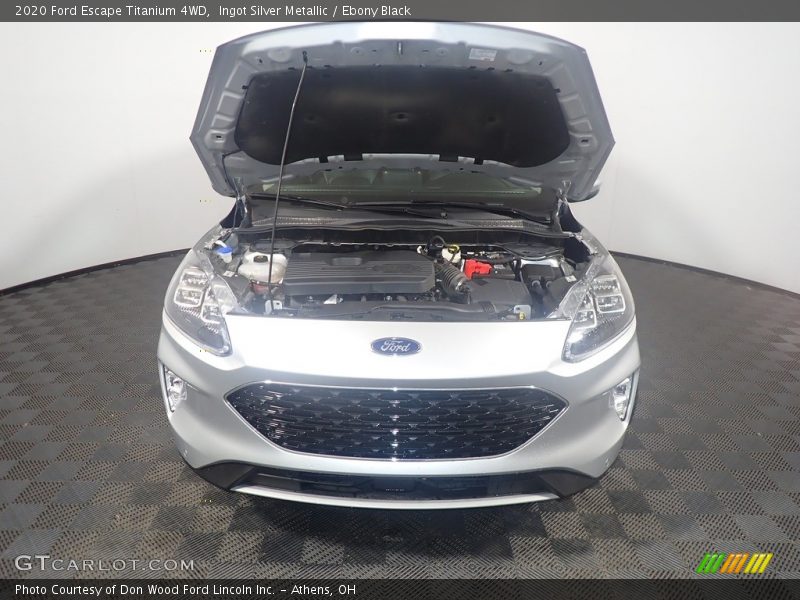 Ingot Silver Metallic / Ebony Black 2020 Ford Escape Titanium 4WD