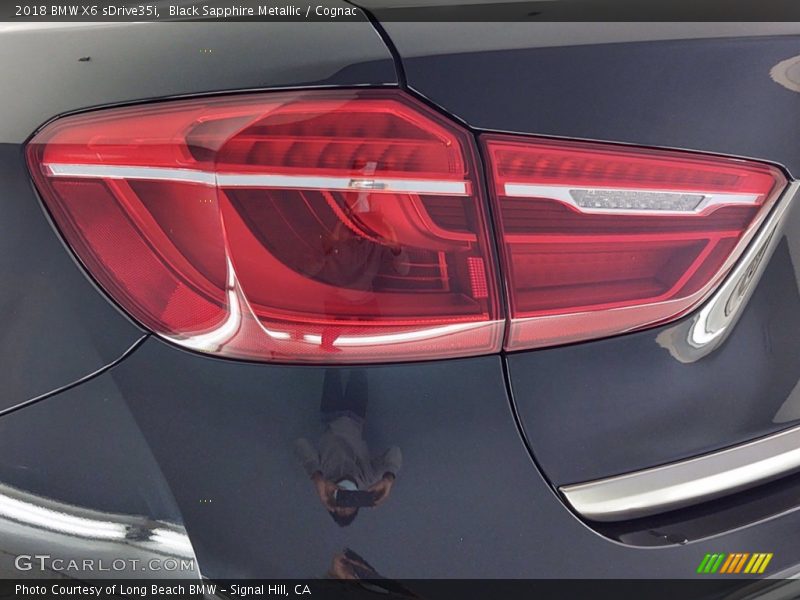 Black Sapphire Metallic / Cognac 2018 BMW X6 sDrive35i