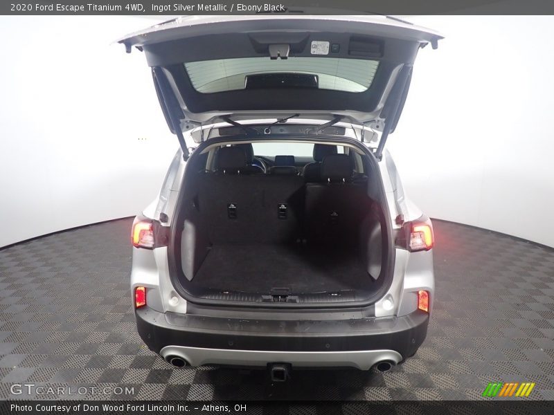 Ingot Silver Metallic / Ebony Black 2020 Ford Escape Titanium 4WD