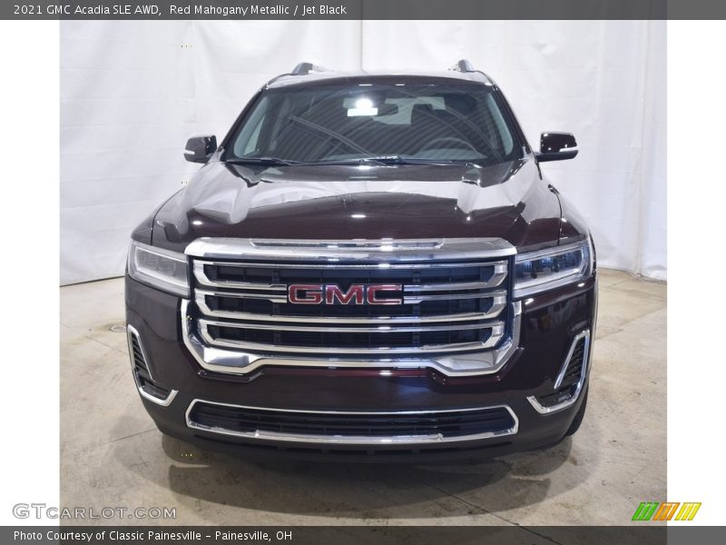 Red Mahogany Metallic / Jet Black 2021 GMC Acadia SLE AWD