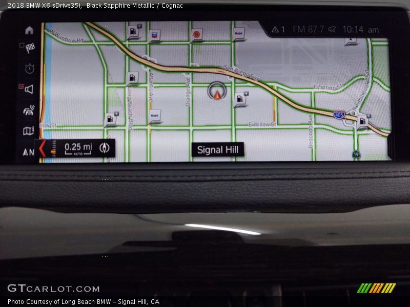 Navigation of 2018 X6 sDrive35i