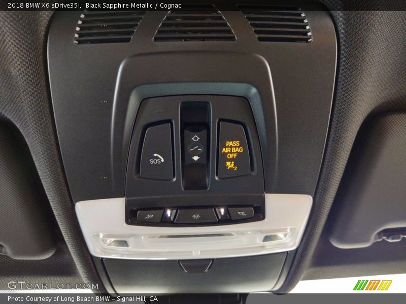 Controls of 2018 X6 sDrive35i