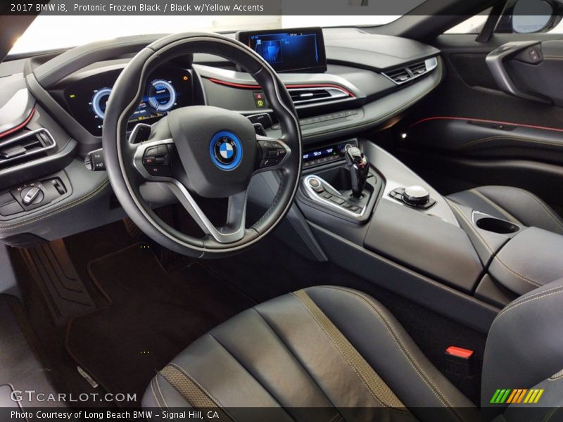 Front Seat of 2017 i8 