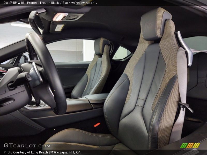 Front Seat of 2017 i8 